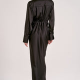 Elan Wrap Button-Down Maxi Dress