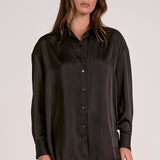 Elan Button-Down Lace Back Top