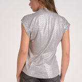 Elan Shoulder Twist Top