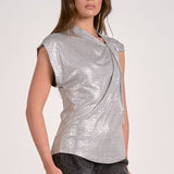 Elan Shoulder Twist Top