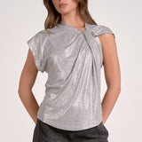 Elan Shoulder Twist Top