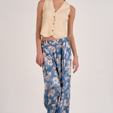 Elan Floral Belted Trousers