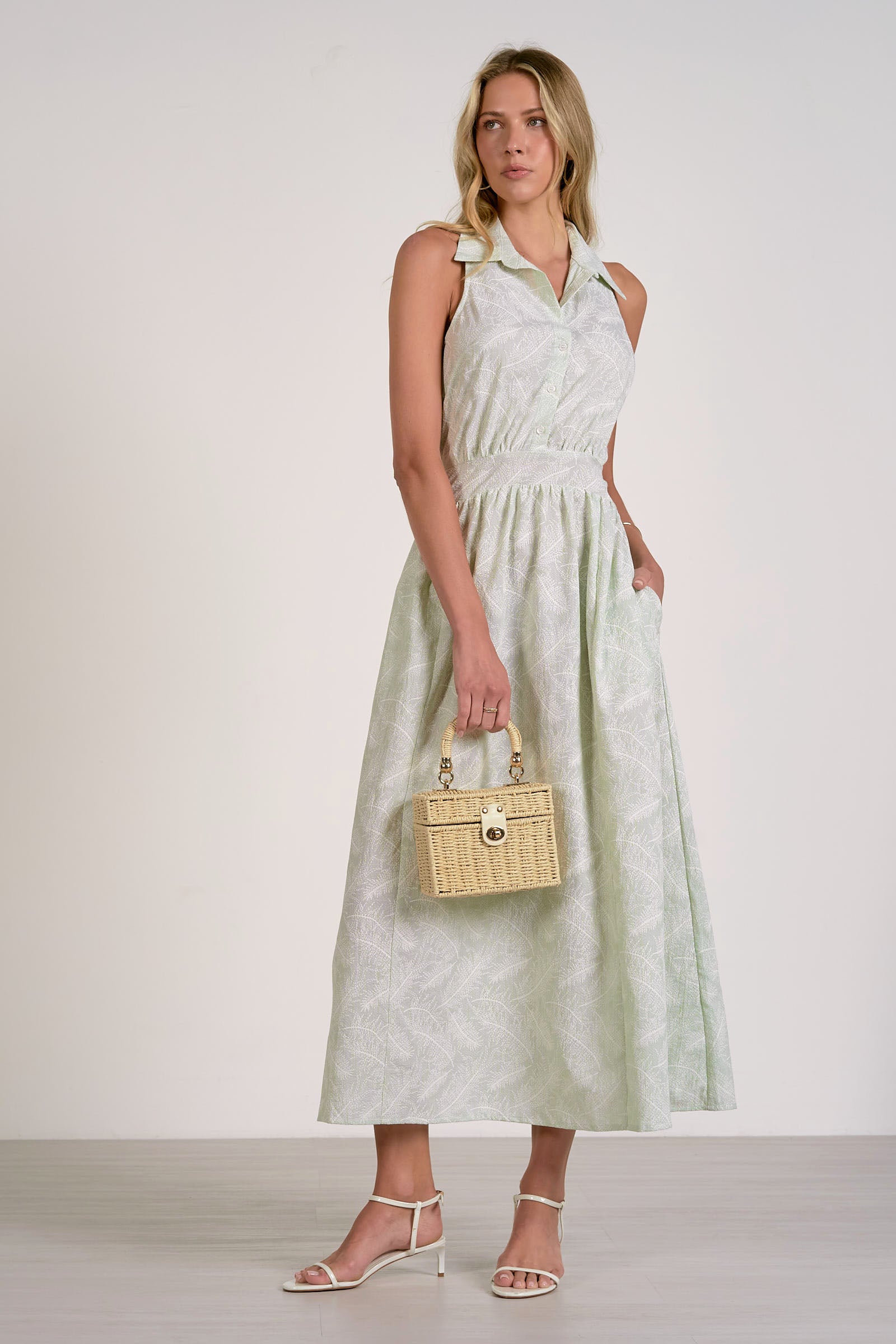 Elan Collared Maxi Dress Sierra Deene Elan Collared Maxi Dress Sierra Deene