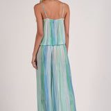 Elan Flowy Striped Tank Top