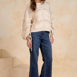 Elan Tie Sleeve Sweater