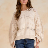 Elan Tie Sleeve Sweater