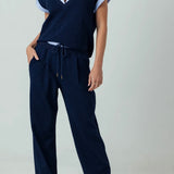 Leonie Pants in Navy