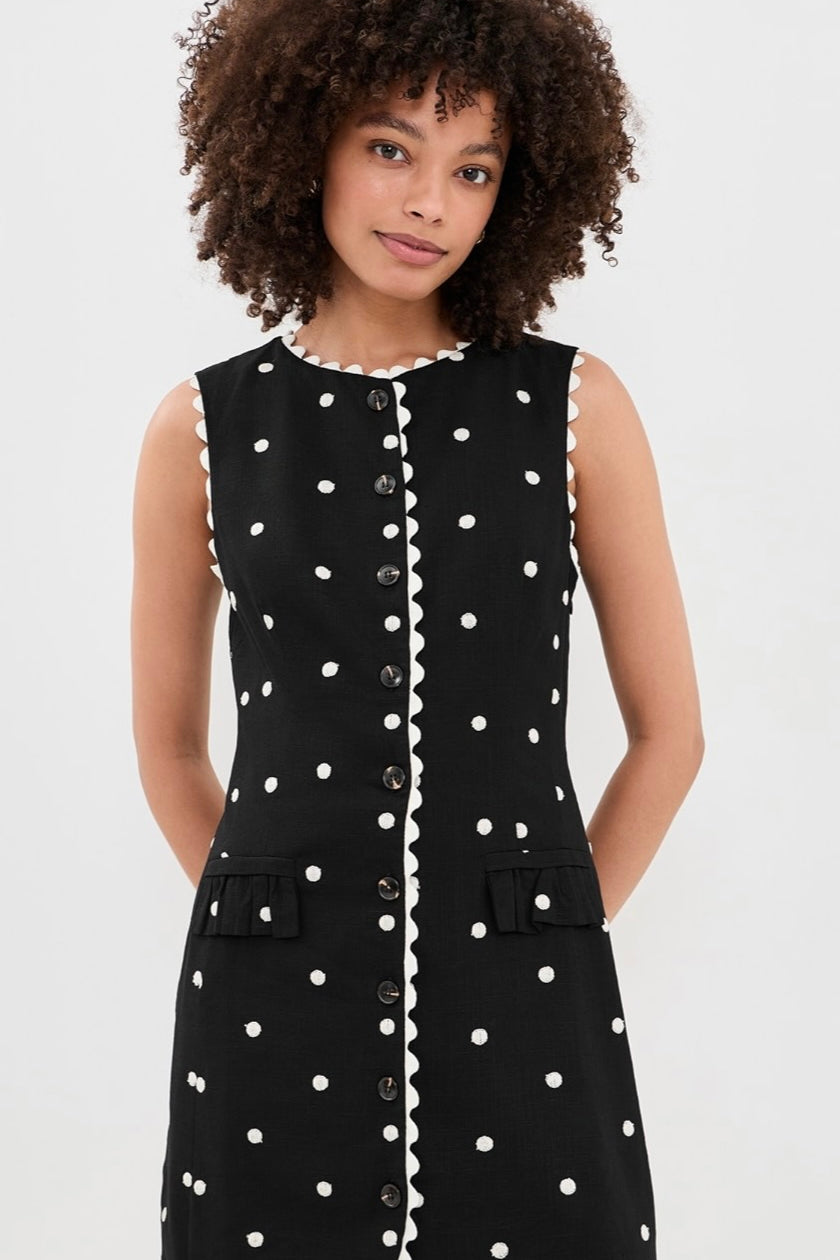 En Saison Heather Embroidered Mini Dress