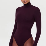 Naked Wardrobe Butter Turtleneck Contour Bodysuit