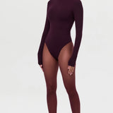 Naked Wardrobe Butter Turtleneck Contour Bodysuit