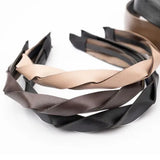 Twisted Vegan Leather Headband