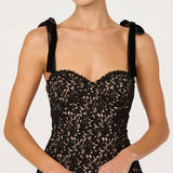 ASTR the Label Donne Floral Lace Bustier Top