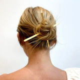 Gold and Silver Leaf Foil Hair Sticks