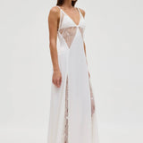 THIRD FORM Inhale Panel Slip Dressi in Opal
