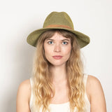 Wyeth Sedona Straw Panama Hat in Sage