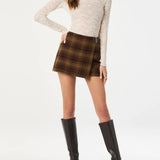 ASTR The Label Kyra Long Sleeve Sheer Mock Neck Top