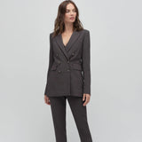 Favorite Daughter The Phoebe Blazer in Grey