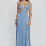 THIRD FORM Inhale Panel Slip Dressi in Tide
