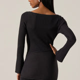 Arwyn Ribbed Layered Sweater Dress
