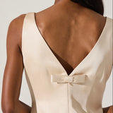 Alisanne Satin Mini Dress