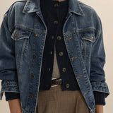 Favorite Daughter The Otto Denim Jacket in Vintage Campbell