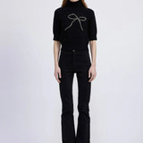 En Saison Merrill Embellished Bow Sweater