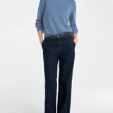 Favorite Daughter The Favorite Cashmere Crew in River Blue