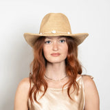 Wyeth Reed Raffia Cowboy Hat in Natural