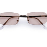 Ursa Sunglasses in Bright Gold Tan Tint