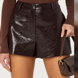 ASTR The Label Wynn Velvet Shorts