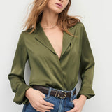 The Lily Top in Smoketree