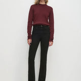 The Long Sleeve Whitney Top in Vino