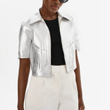 Sevana Reversible Leather Jacket