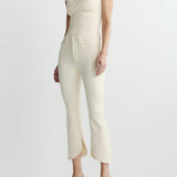 DL1961 Bridget Boot High Rise Instasculpt™ Crop Jeans in Crema Scallop