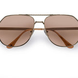 Cosmos Sunglasses in Bright Gold Tan Tint