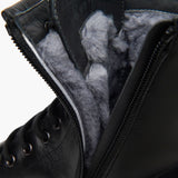 NeroGiardini Faux Fur Lined Combat Boot