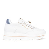 NeroGiardini Crystal Embellished Lace-Up Sneaker