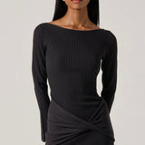 Arwyn Ribbed Layered Sweater Dress