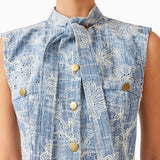 Monica Denim Top