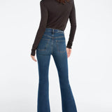 Favorite Daughter The Slinky Date Blouse in Espresso