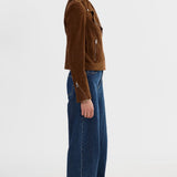LAMARQUE Donna Suede Biker Jacket