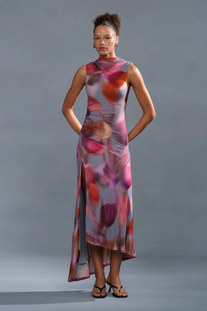 AMUR Kai Asymmetrical Dress