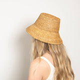Wyeth Tali Raffia Bucket Hat in Camel