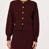 ASTR The Label Eryn Crewneck Cardigan