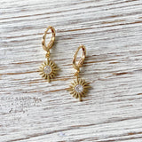 Crystal Sun Earrings