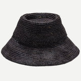 Wyeth Tali Raffia Bucket Hat in Midnight Blue