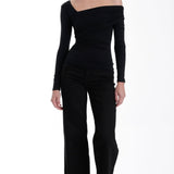 Karina Grimaldi Alex Top in Black