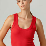 We Are Sundays Danny Tank in Montauk Red