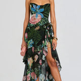 Retrofête Samara Silk Chiffon Dress