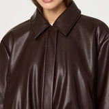 ASTR The Label Raevin Faux Leather Bomber Jacket